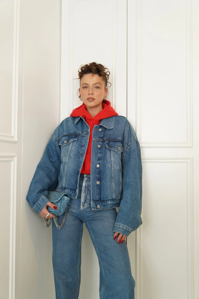 Mavi Zr Oversize Jean Ceket